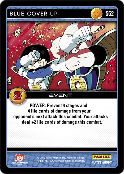 Image for Blue Cover Up (Panini: Awakening) (S52) - Dragon Ball Z TCG