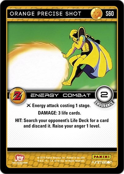 Image for Orange Precise Shot (Panini: Awakening) (S60) - Dragon Ball Z TCG
