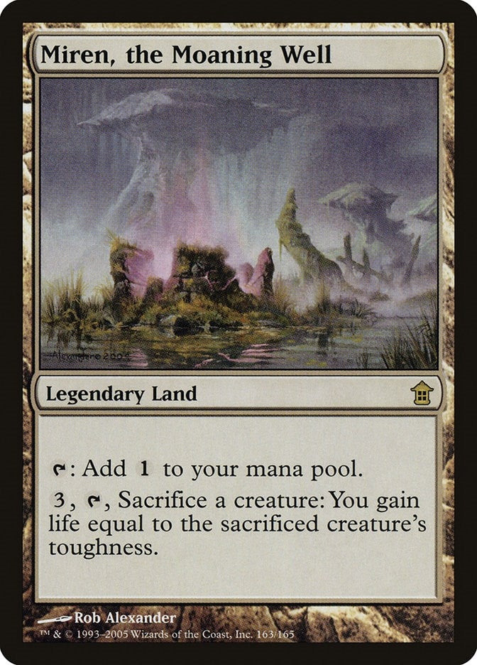 Image for Miren, the Moaning Well (Saviors of Kamigawa) (163) - Magic: The Gathering