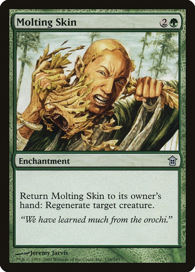 Image for Molting Skin (Saviors of Kamigawa) (138) - Magic: The Gathering