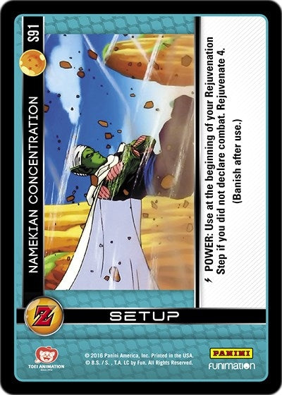 Image for Namekian Concentration (Panini: Awakening) (S91) - Dragon Ball Z TCG