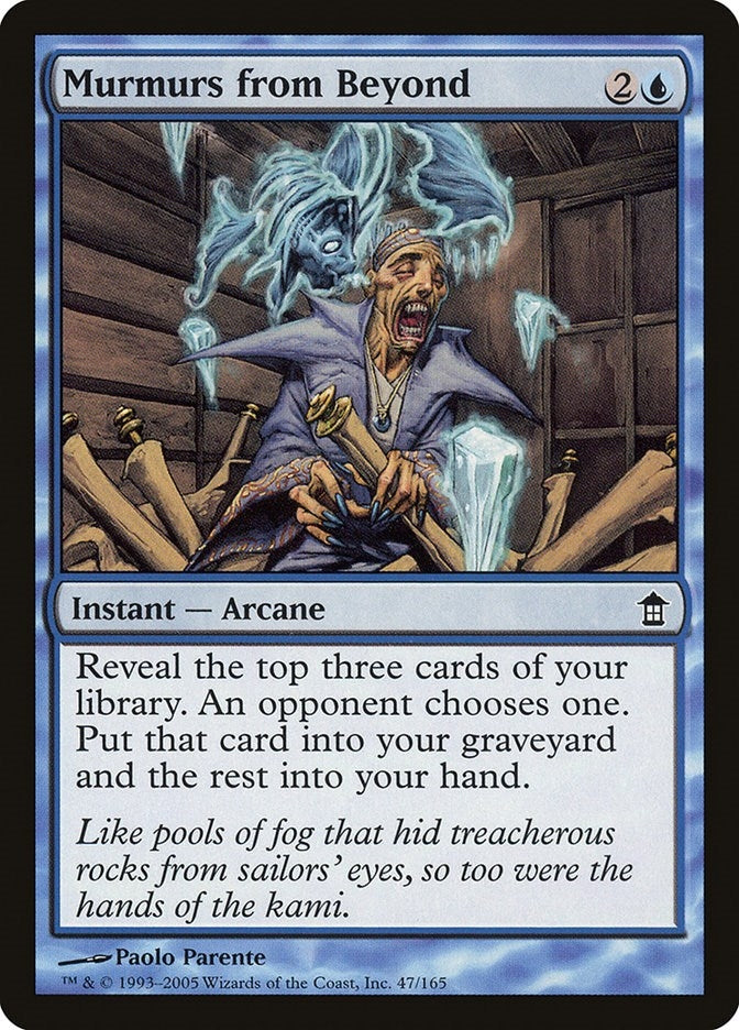 Image for Murmurs from Beyond (Saviors of Kamigawa) (47) - Magic: The Gathering