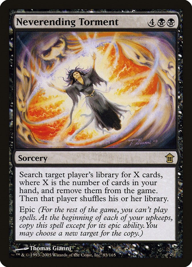 Image for Neverending Torment (Saviors of Kamigawa) (83) - Magic: The Gathering