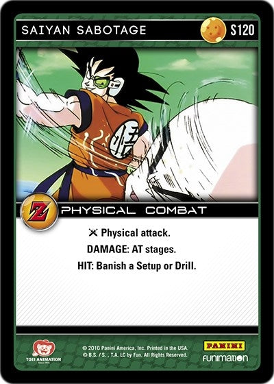 Image for Saiyan Sabotage (Panini: Awakening) (S120) - Dragon Ball Z TCG