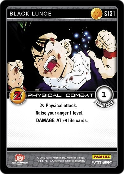 Image for Black Lunge (Panini: Awakening) (S131) - Dragon Ball Z TCG