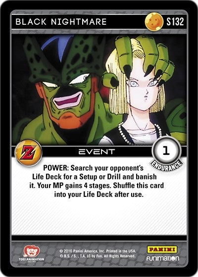 Image for Black Nightmare (Panini: Awakening) (S132) - Dragon Ball Z TCG