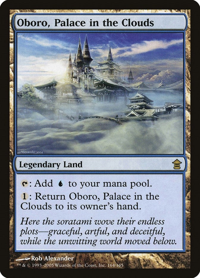 Image for Oboro, Palace in the Clouds (Saviors of Kamigawa) (164) - Magic: The Gathering