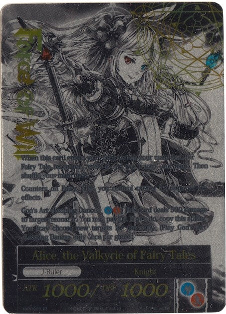 Image for Alice, the Girl in the Looking Glass // Alice, the Valkyrie of Fairy Tales (Promo Cards) (WPR008/009) - Force of Will