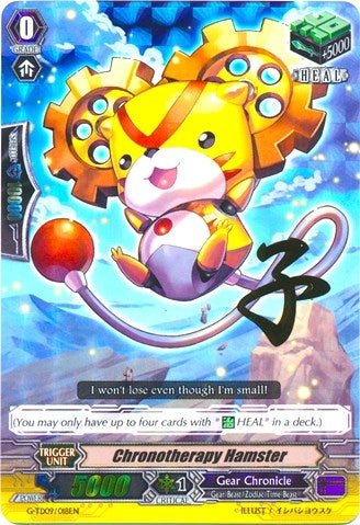 Image for Chronotherapy Hamster (RRR Foil) (G-TD09: True Zodiac Time Beasts) (G-TD09/018EN) - Cardfight Vanguard