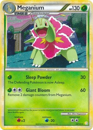 Image for Meganium - 26/123 (Cosmos Holo) (Deck Exclusives) (026/123) - Pokemon