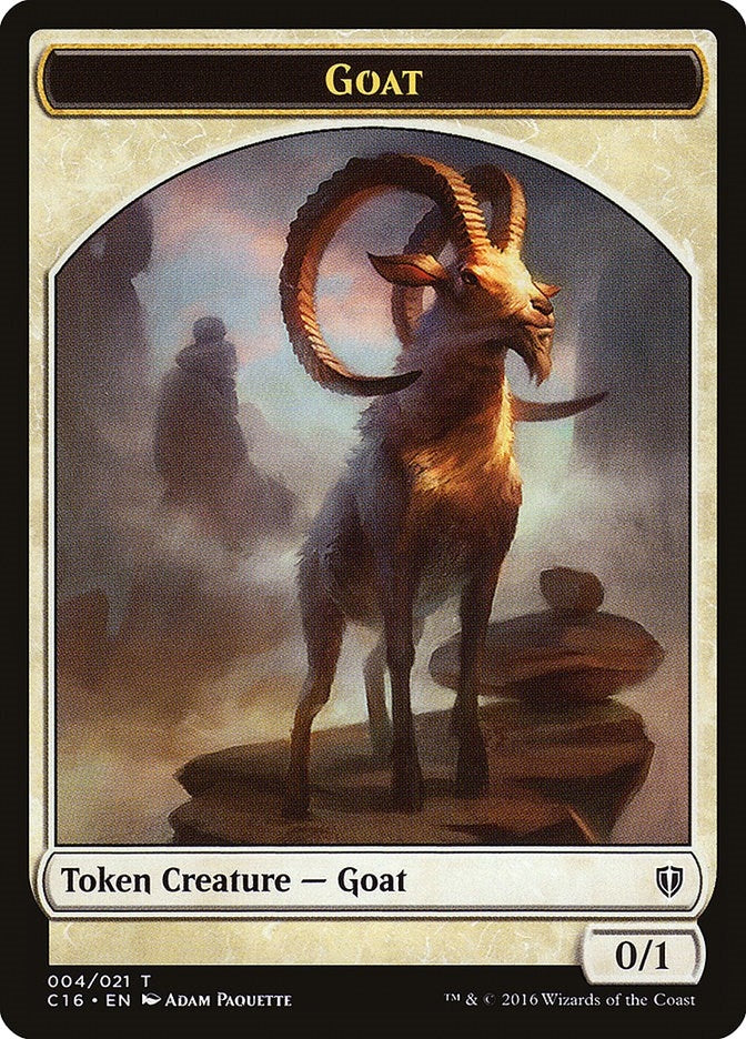 Image for Goat // Thopter Double-Sided Token (Commander 2016) (4 // 9) - Magic: The Gathering