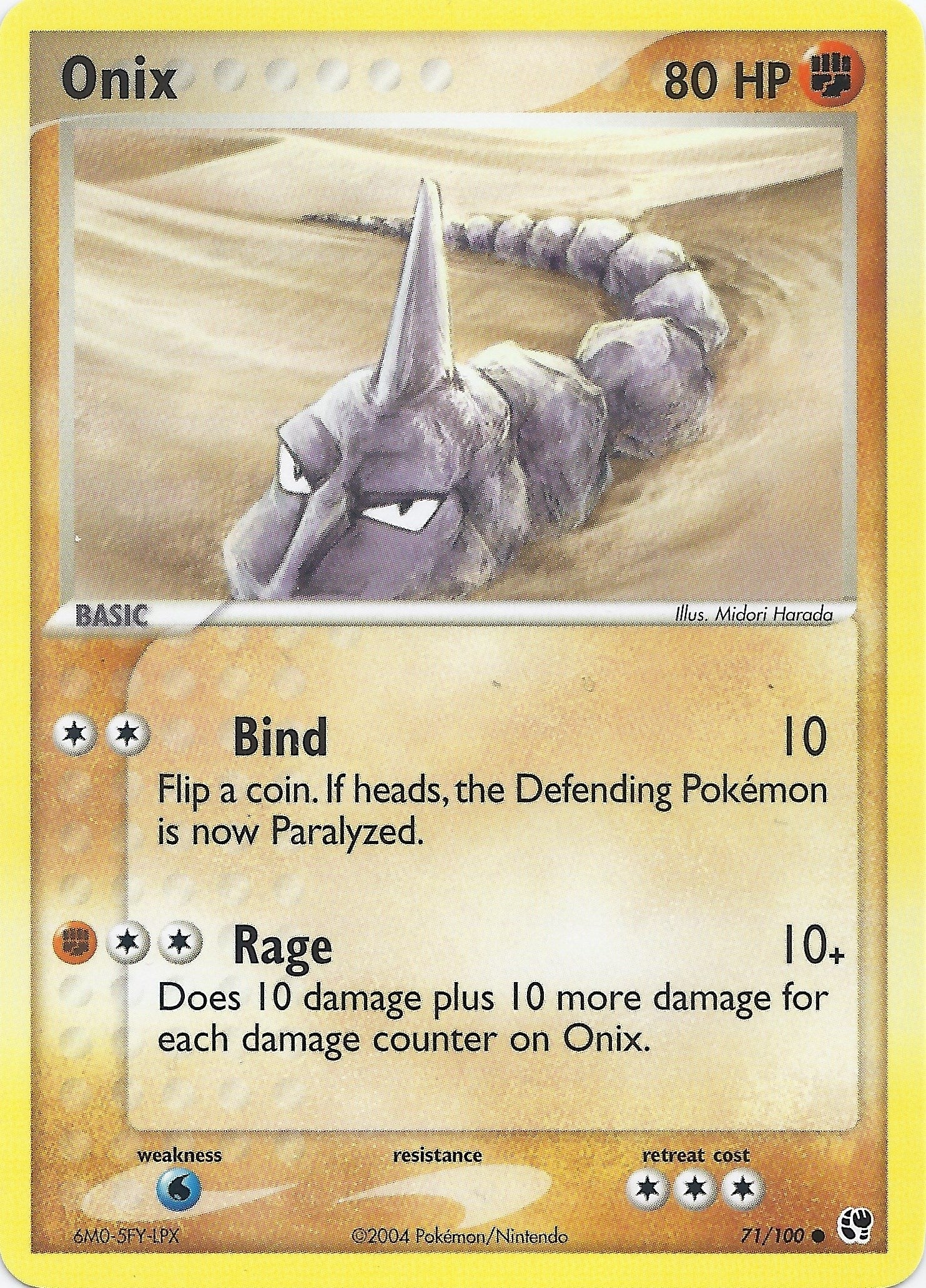 Image for Onix (EX Battle Stadium) (71) - Pokemon