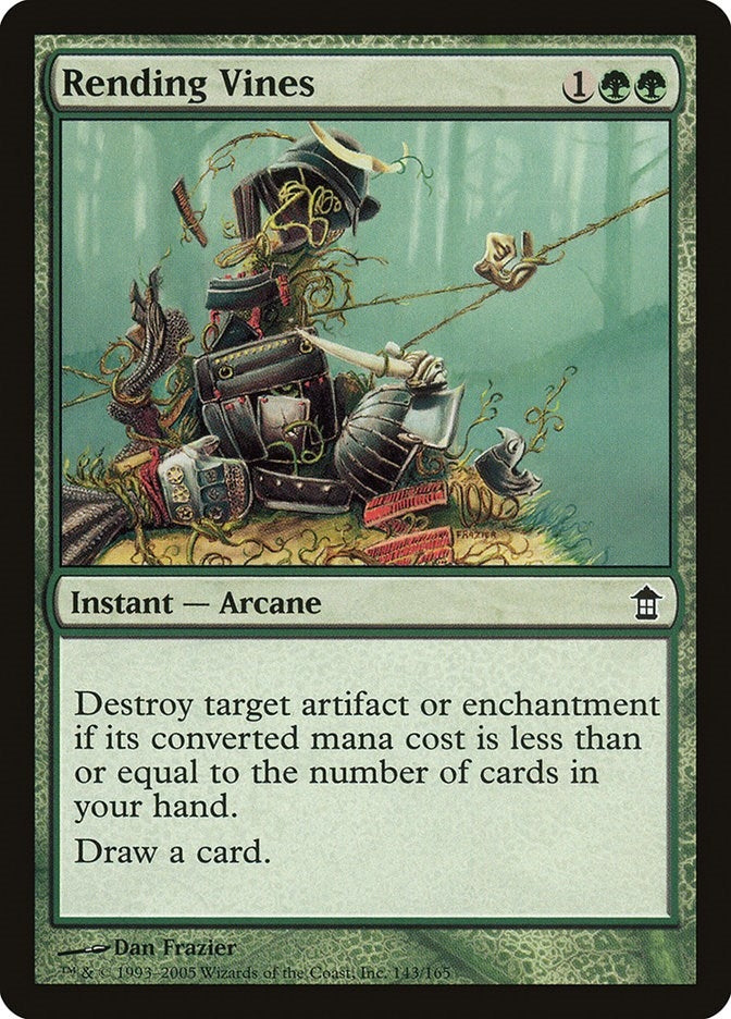 Image for Rending Vines (Saviors of Kamigawa) (143) - Magic: The Gathering