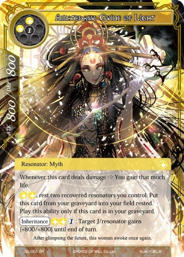 Image for Amaterasu, Guide of Light (Legacy Lost) (LEL-001) - Force of Will