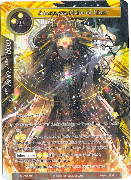Image for Amaterasu, Guide of Light (Full Art) (Legacy Lost) (LEL-001) - Force of Will