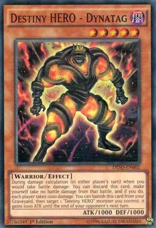Image for Destiny HERO - Dynatag (Destiny Soldiers) (DESO-EN002) - YuGiOh