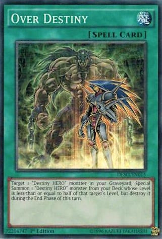 Image for Over Destiny (Destiny Soldiers) (DESO-EN015) - YuGiOh