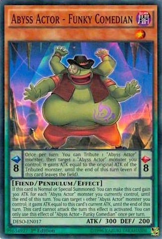 Image for Abyss Actor - Funky Comedian (Destiny Soldiers) (DESO-EN017) - YuGiOh