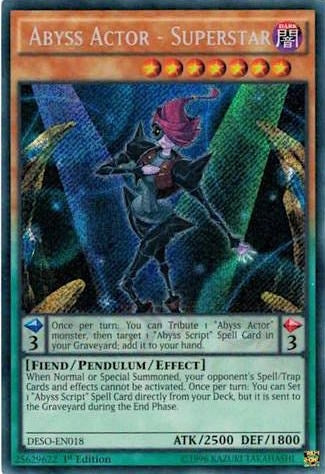 Image for Abyss Actor - Superstar (Destiny Soldiers) (DESO-EN018) - YuGiOh