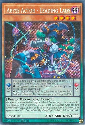 Image for Abyss Actor - Leading Lady (Destiny Soldiers) (DESO-EN021) - YuGiOh