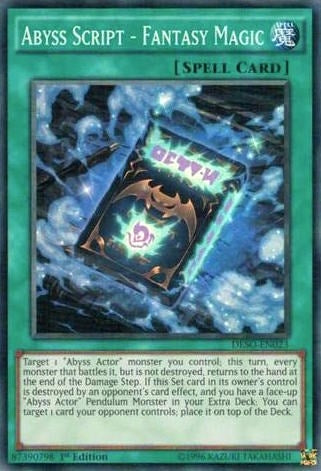 Image for Abyss Script - Fantasy Magic (Destiny Soldiers) (DESO-EN023) - YuGiOh