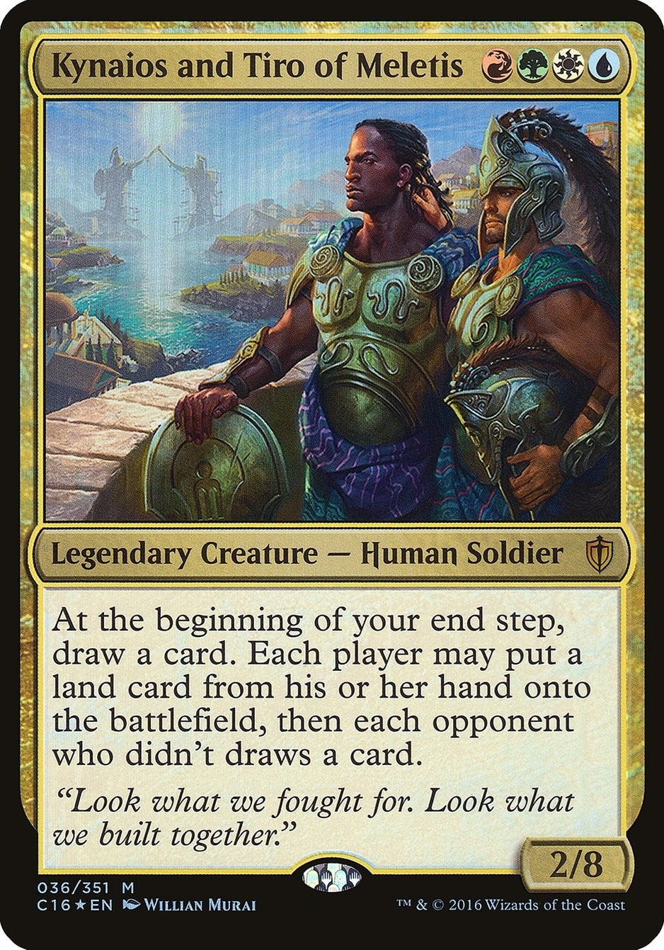 Image for Kynaios and Tiro of Meletis (Commander 2016) (Oversize Cards) (36) - Magic: The Gathering