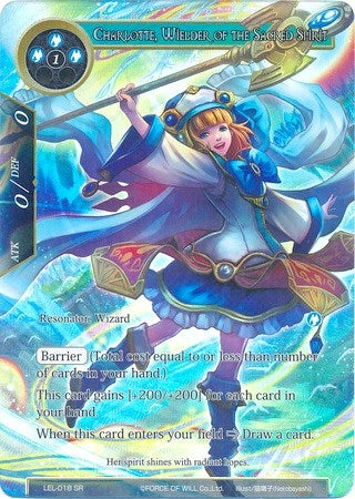 Image for Charlotte, Wielder of the Sacred Spirit (Full Art) (Legacy Lost) (LEL-018) - Force of Will
