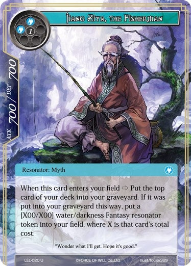 Image for Jiang Ziya, the Fisherman (Legacy Lost) (LEL-020) - Force of Will