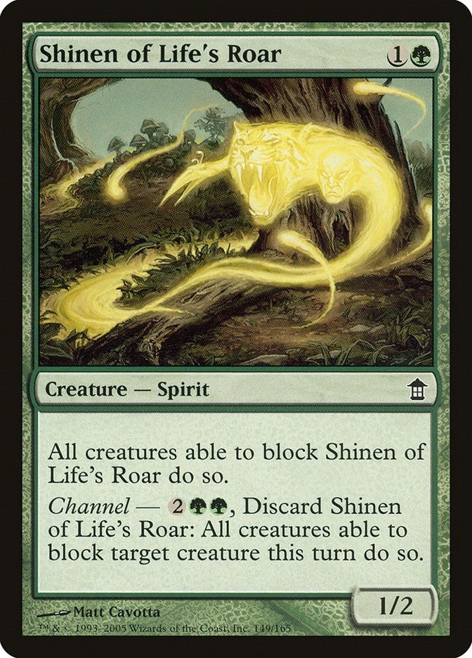 Image for Shinen of Life's Roar (Saviors of Kamigawa) (149) - Magic: The Gathering