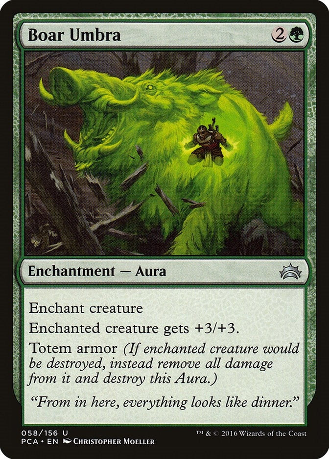 Image for Boar Umbra (Planechase Anthology) (58) - Magic: The Gathering