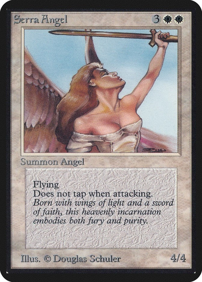 Image for Serra Angel (Alpha Edition) - Magic: The Gathering