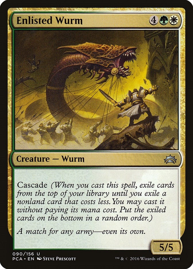 Image for Enlisted Wurm (Planechase Anthology) (90) - Magic: The Gathering