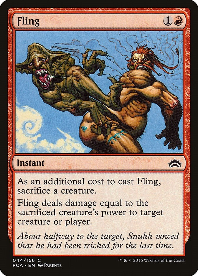 Image for Fling (Planechase Anthology) (44) - Magic: The Gathering