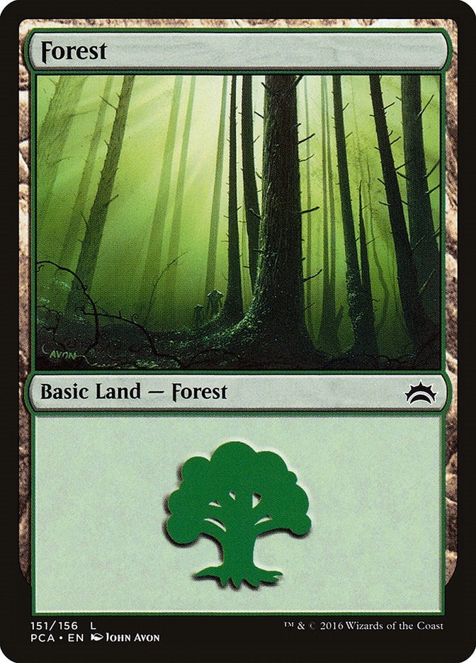 Image for Forest (151) (Planechase Anthology) (151) - Magic: The Gathering