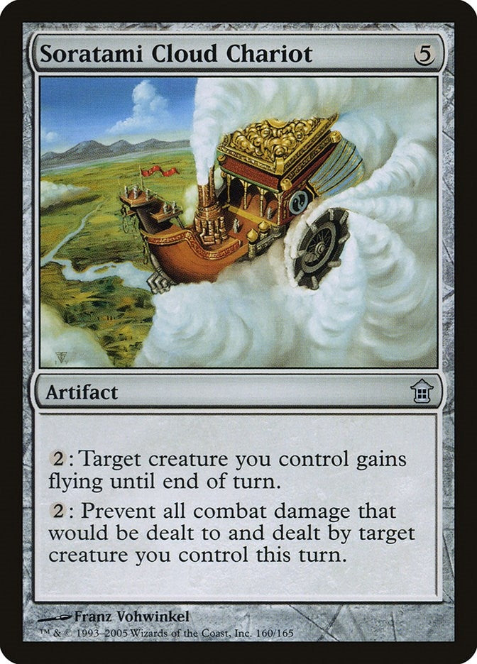 Image for Soratami Cloud Chariot (Saviors of Kamigawa) (160) - Magic: The Gathering
