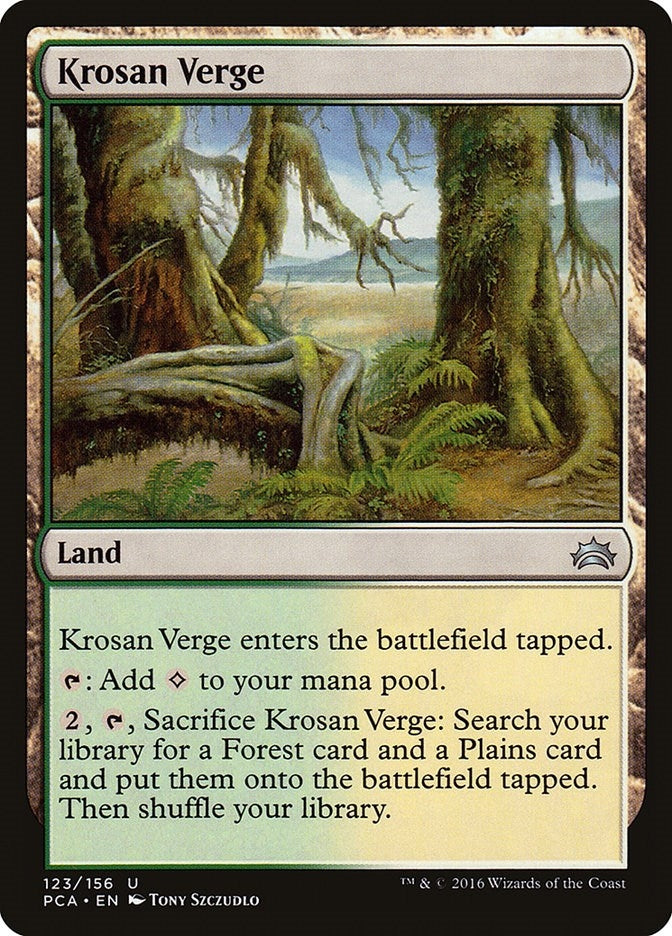 Image for Krosan Verge (Planechase Anthology) (123) - Magic: The Gathering