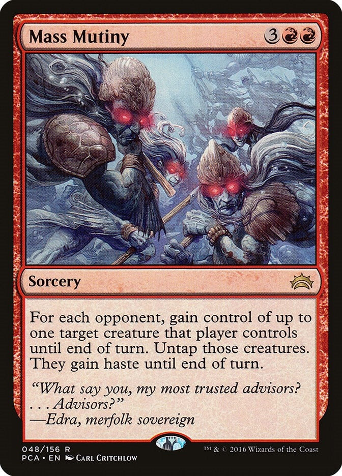 Image for Mass Mutiny (Planechase Anthology) (48) - Magic: The Gathering