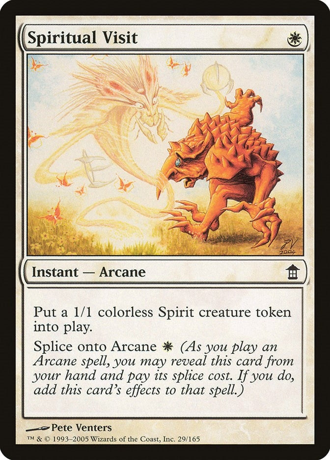 Image for Spiritual Visit (Saviors of Kamigawa) (29) - Magic: The Gathering