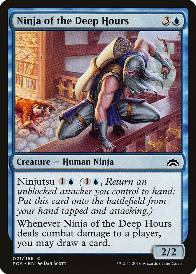 Image for Ninja of the Deep Hours (Planechase Anthology) (21) - Magic: The Gathering