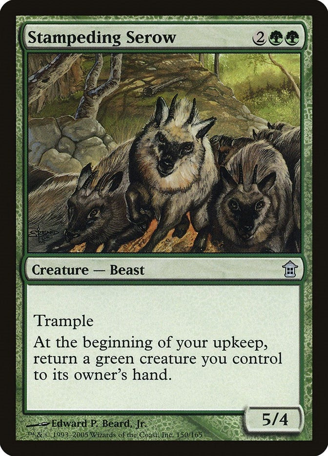 Image for Stampeding Serow (Saviors of Kamigawa) (150) - Magic: The Gathering