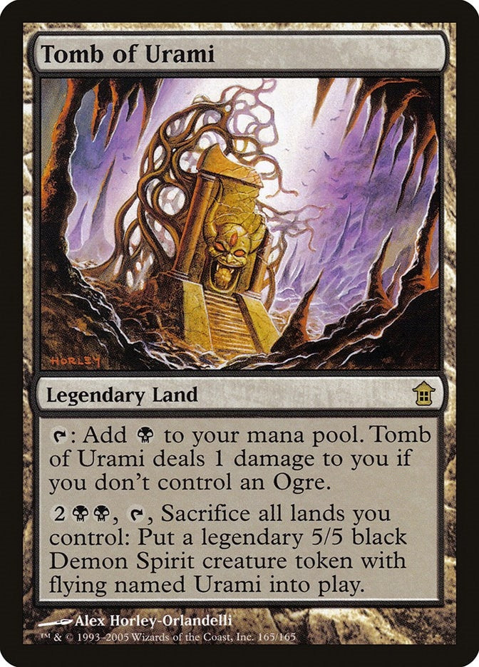 Image for Tomb of Urami (Saviors of Kamigawa) (165) - Magic: The Gathering