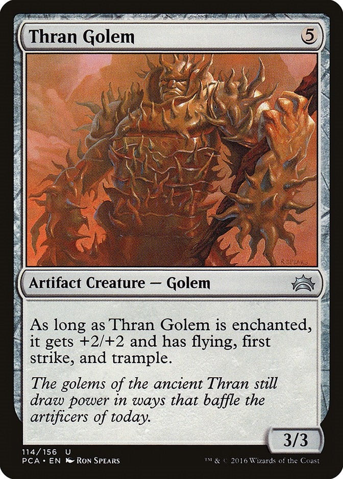 Image for Thran Golem (Planechase Anthology) (114) - Magic: The Gathering