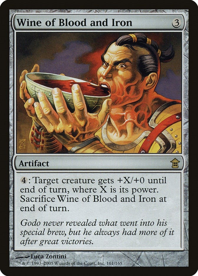 Image for Wine of Blood and Iron (Saviors of Kamigawa) (161) - Magic: The Gathering