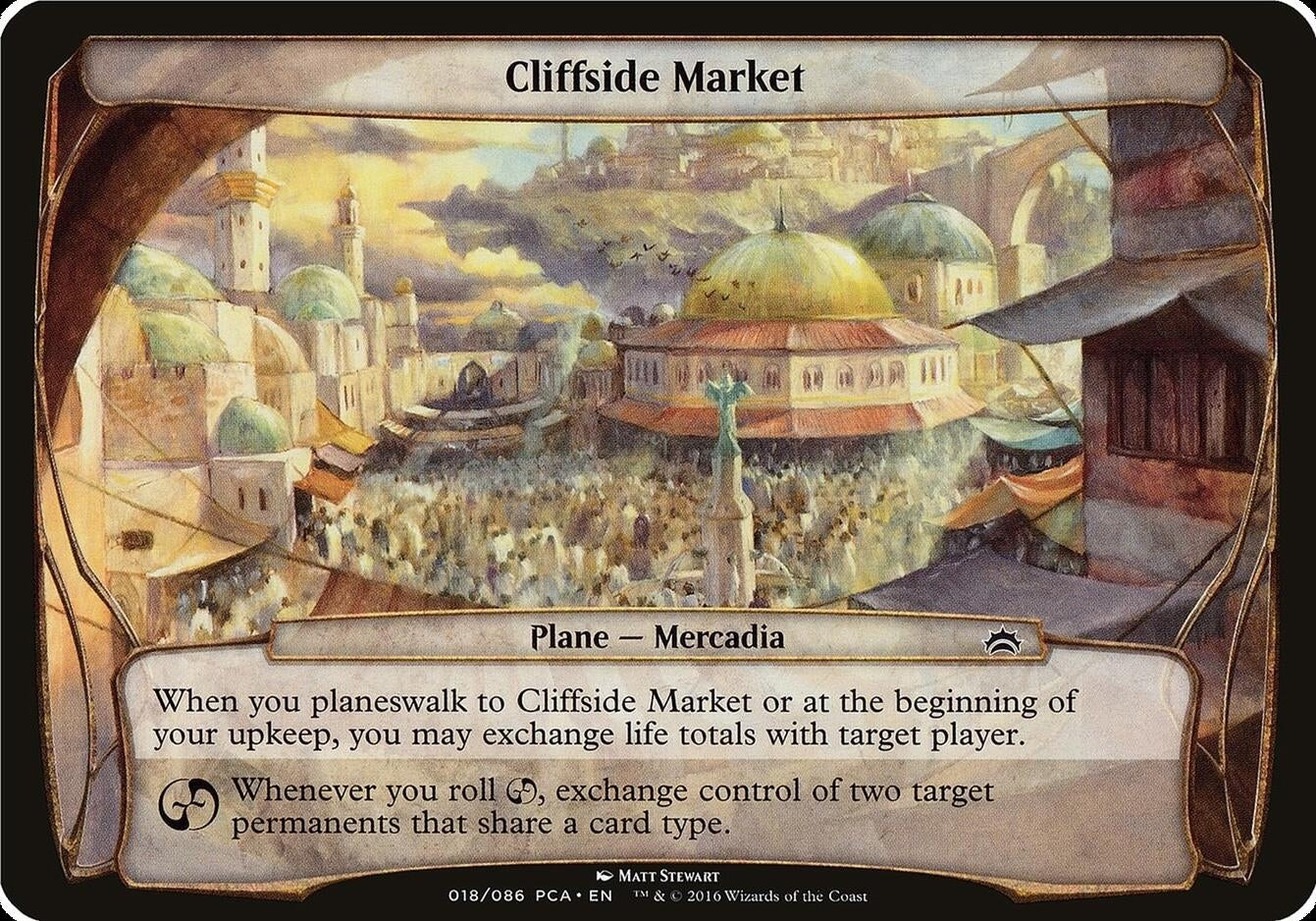 Image for Cliffside Market (Planechase Anthology) (Oversize Cards) - Magic: The Gathering