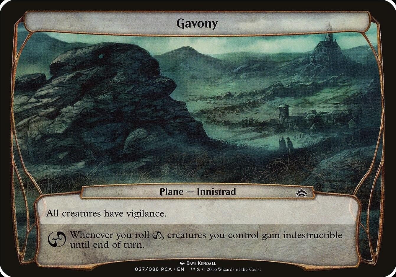 Image for Gavony (Planechase Anthology) (Oversize Cards) - Magic: The Gathering