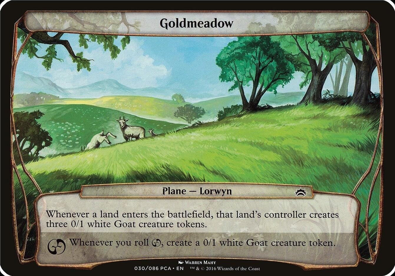Image for Goldmeadow (Planechase Anthology) (Oversize Cards) - Magic: The Gathering