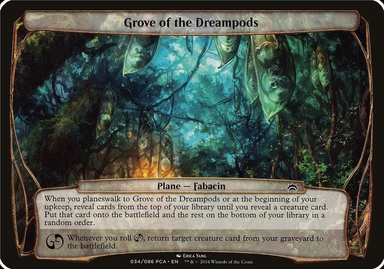 Image for Grove of the Dreampods (Planechase Anthology) (Oversize Cards) - Magic: The Gathering