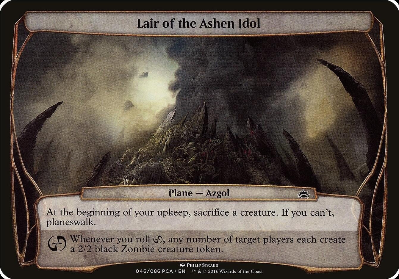 Image for Lair of the Ashen Idol (Planechase Anthology) (Oversize Cards) - Magic: The Gathering