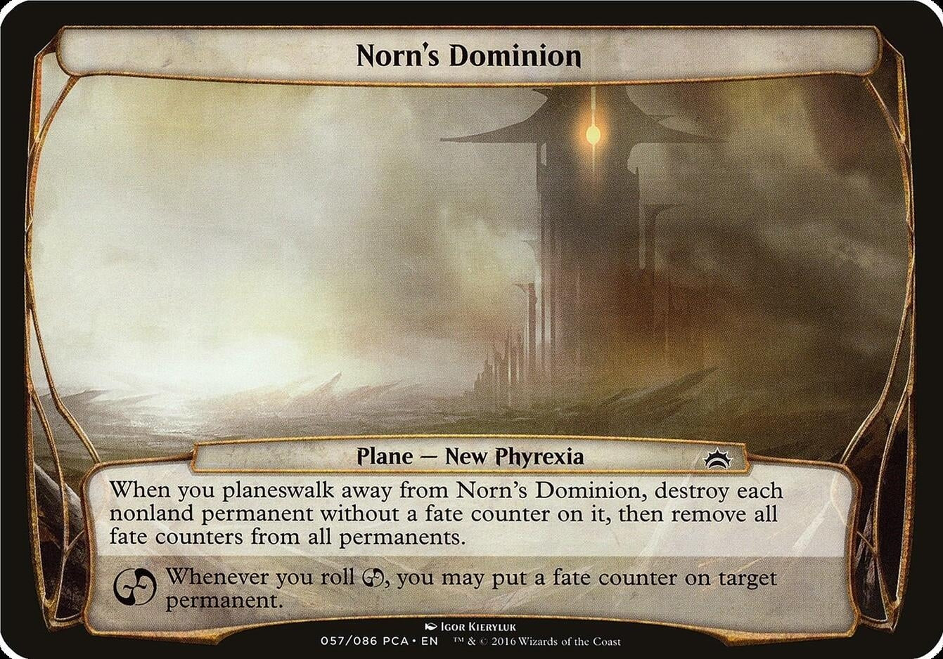Image for Norn's Dominion (Planechase Anthology) (Oversize Cards) - Magic: The Gathering
