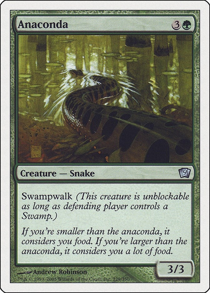 Image for Anaconda (9th Edition) (229) - Magic: The Gathering
